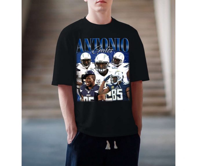 Antonio Gates T-Shirt, Antonio Gates Shirt, Antonio Gates Tees, Unisex Shirt, Vintage Shirt, Retro Shirt, Trendy Shirt, Couples Shirt 3