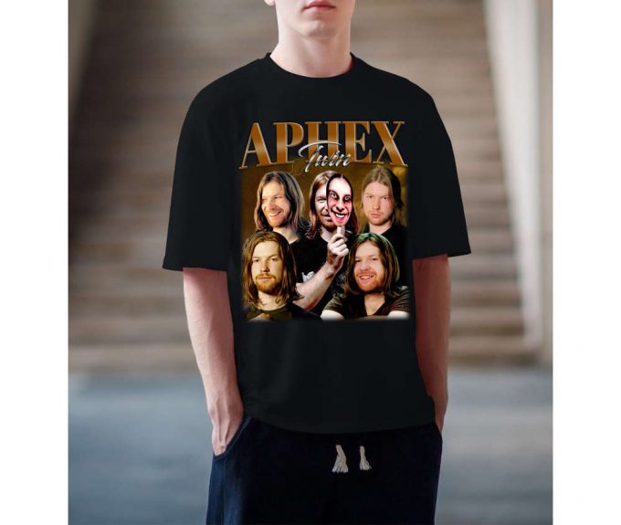 Aphex Twin Tshirt, Aphex Twin Shirt, Aphex Twin Tees, Hip Hop Graphic, Unisex Shirt, Vintage Shirt, Retro Shirt, Trendy Shirt, Couples Shirt 3