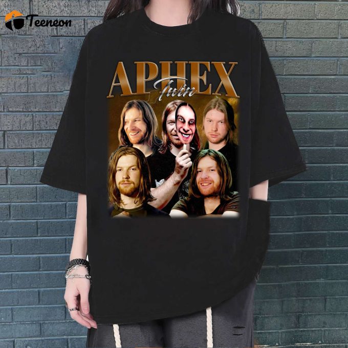 Aphex Twin Tshirt, Aphex Twin Shirt, Aphex Twin Tees, Hip Hop Graphic, Unisex Shirt, Vintage Shirt, Retro Shirt, Trendy Shirt, Couples Shirt 1