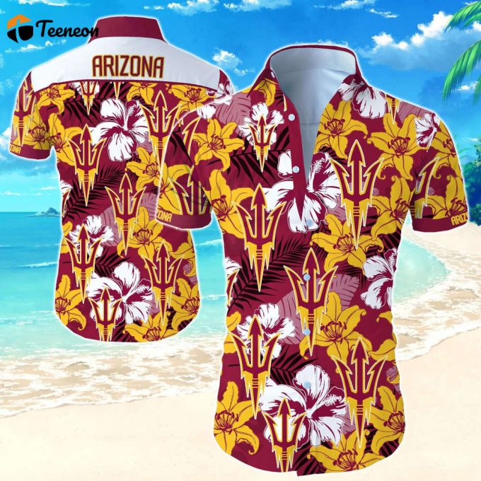 Arizona State Sun Devils Hawaii Shirt, Best Gift For Men And Women 1