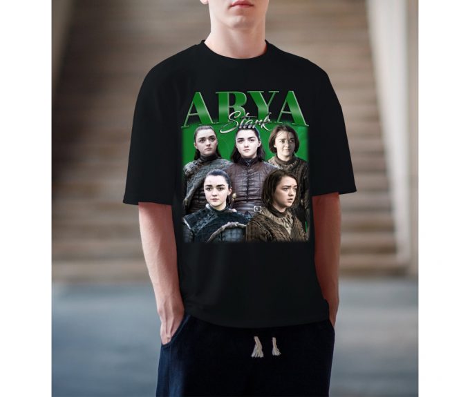 Arya Stark T-Shirt, Arya Stark Shirt, Arya Stark Tees, Unisex Shirt, Vintage Shirt, Retro T-Shirt, Trendy T-Shirt, Couples Shirt 3