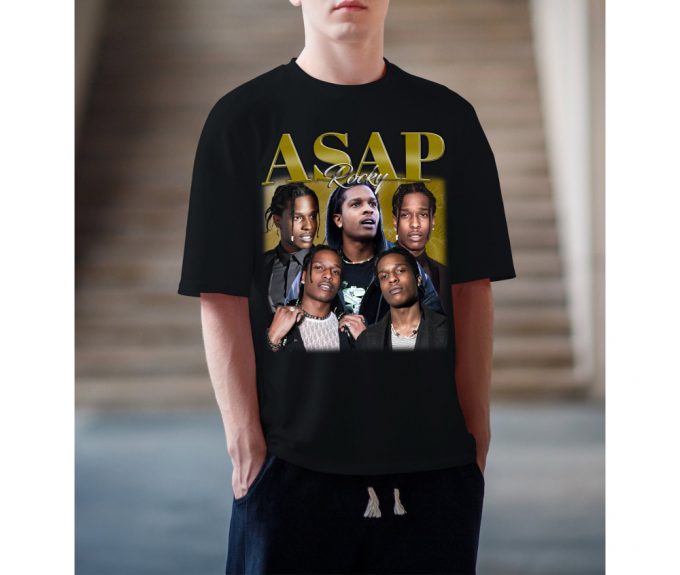 Asap Rocky T-Shirt, Asap Rocky Shirt, Asap Rocky Tees, Hip Hop Graphic, Unisex Shirt, Bootleg Retro 90'S, Trendy Shirt, Couples Shirt 4