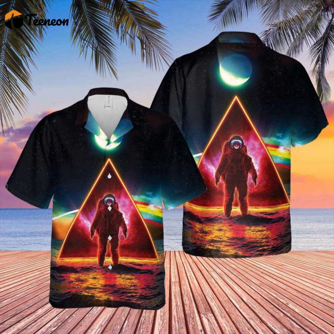 Astronaut Dark Side Of The Moon Pink Floyd Hawaiian Shirt Gift For Men Women 1