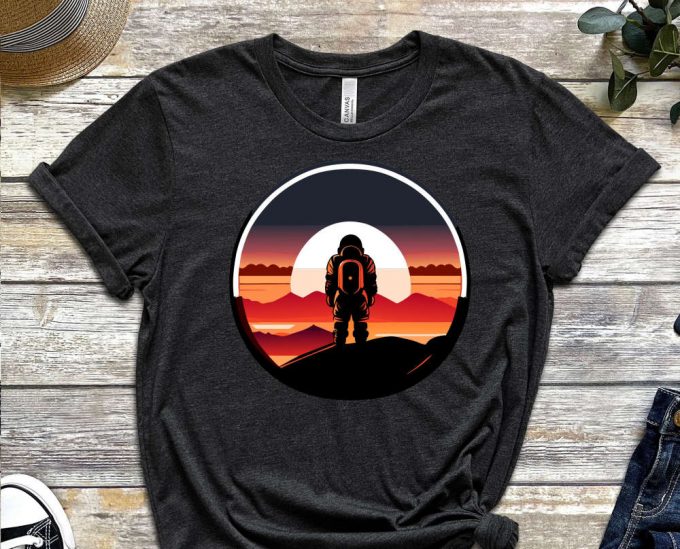 Astronaut Shirt, Space Shirt, Astronaut Space Shirt, Astronaut Design Shirt, Spaceman Shirt, Geek Shirt, Graphic Shirt, Aesthetic Top 3