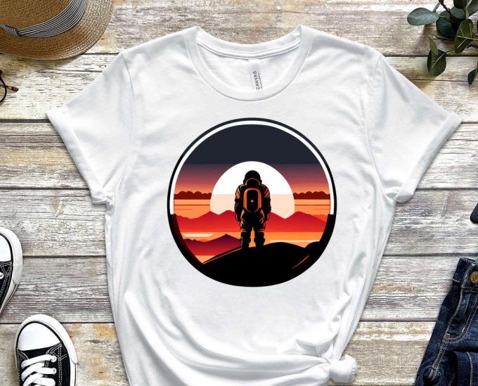 Astronaut Shirt, Space Shirt, Astronaut Space Shirt, Astronaut Design Shirt, Spaceman Shirt, Geek Shirt, Graphic Shirt, Aesthetic Top 6