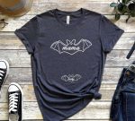 Baby Bat Maternity Shirt, Mama Bat Tshirt, Gift For New Moms, Halloween Pregnancy Shirt, Mama Baby Bat, Fall Maternity Tee