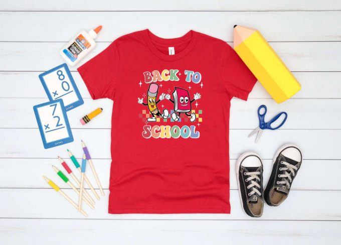 Back To School T-Shirt: Embrace The School Vibe With Hello School Cute &Amp; Welcoming First School Day Shirt For Students &Amp; School Teams (Characters: 123) 2