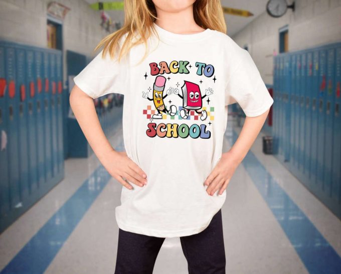 Back To School T-Shirt: Embrace The School Vibe With Hello School Cute &Amp; Welcoming First School Day Shirt For Students &Amp; School Teams (Characters: 123) 3