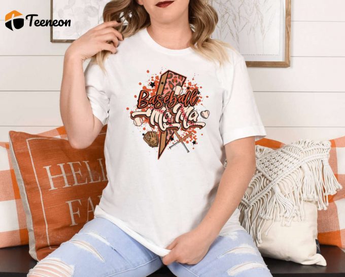 Score Big With Our Baseball Mama Shirt - Cool Season Apparel And Perfect Mothers Day Or Mom Birthday Gift For Game Day 1