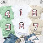 Top-Quality Baseball Team Shirts: Player Number Game Day School Mom & Dad Shirt