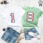 Top-Quality Baseball Team Shirts: Player Number Game Day School Mom & Dad Shirt