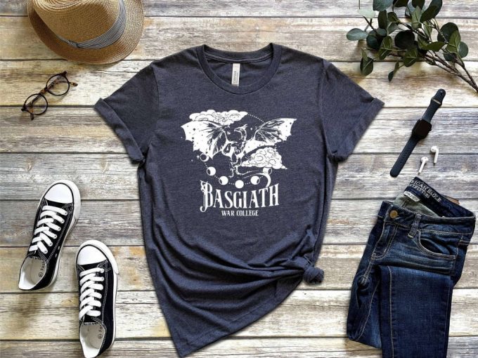 Basgiath War College Shirt: Embrace The Dragon Rider Fourth Wing And Iron Flame! Dark Academia Fantasy Bookish Shirt Perfect Book Lover Gift 3