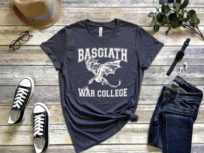 Basgiath War College Shirt Dragon Rider &Amp; Empyrean Series: Fourth Wing Violet Sorrengail Dark Academia &Amp; Book Shirts 2