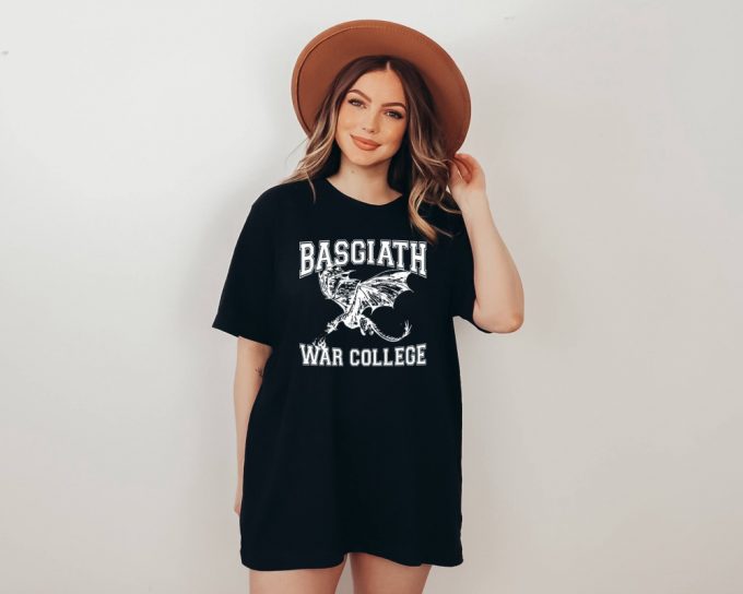 Basgiath War College Shirt Dragon Rider &Amp; Empyrean Series: Fourth Wing Violet Sorrengail Dark Academia &Amp; Book Shirts 3