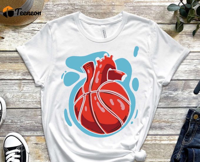 Basketball Shirt, Sports Shirt, Lifetime Sport, Hobby Shirt, Heart Shirt, Life Shirt, Supporter Shirt, Unisex Shirt 1