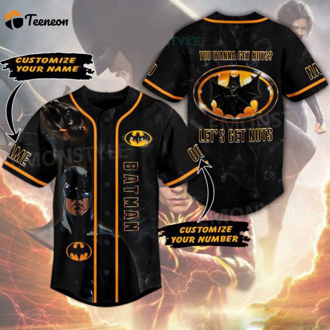 Batman Baseball Jersey Gift For Men And Women 1