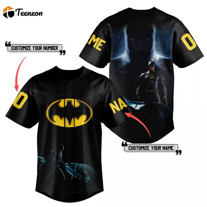 Batman Baseball Jersey Gift For Men And Women 1