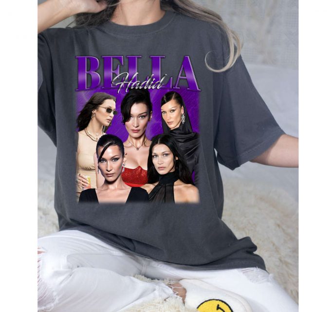 Bella Hadid T-Shirt, Bella Hadid Shirt, Bella Hadid Tees, Unisex Shirt, Vintage Shirt, Retro T-Shirt, Trendy T-Shirt, Couples Shirt 2