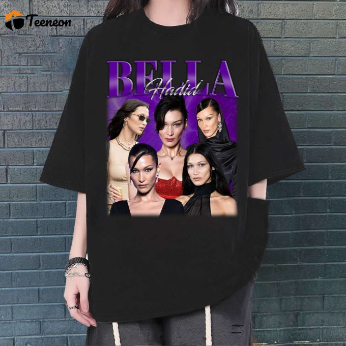 Bella Hadid T-Shirt, Bella Hadid Shirt, Bella Hadid Tees, Unisex Shirt, Vintage Shirt, Retro T-Shirt, Trendy T-Shirt, Couples Shirt 1