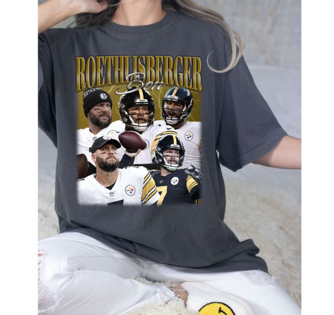 Ben Roethlisberger T-Shirt, Ben Roethlisberger Shirt, Unisex Shirt, Vintage Shirt, Retro T-Shirt, Trendy T-Shirt, Couples Shirt 2