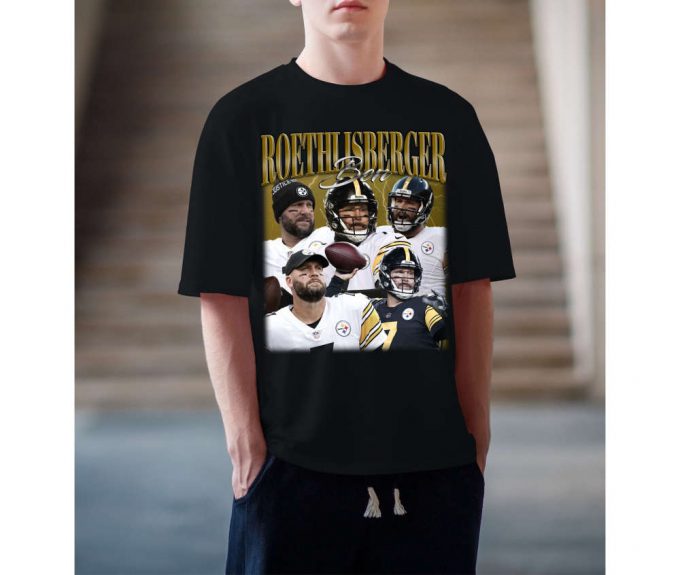 Ben Roethlisberger T-Shirt, Ben Roethlisberger Shirt, Unisex Shirt, Vintage Shirt, Retro T-Shirt, Trendy T-Shirt, Couples Shirt 3