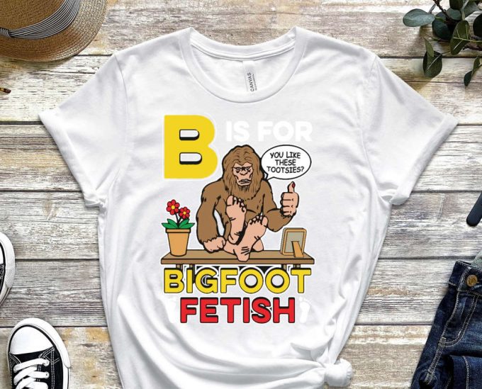 Big Foot Shirt, Foot Fetish Shirt, Gen Z Humor, Gen Z Shirt, Yeti Shirt, Mythical Creature, Graphics Tee, Funny Big Foot Tee 5