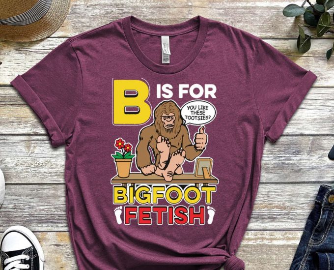 Big Foot Shirt, Foot Fetish Shirt, Gen Z Humor, Gen Z Shirt, Yeti Shirt, Mythical Creature, Graphics Tee, Funny Big Foot Tee 6