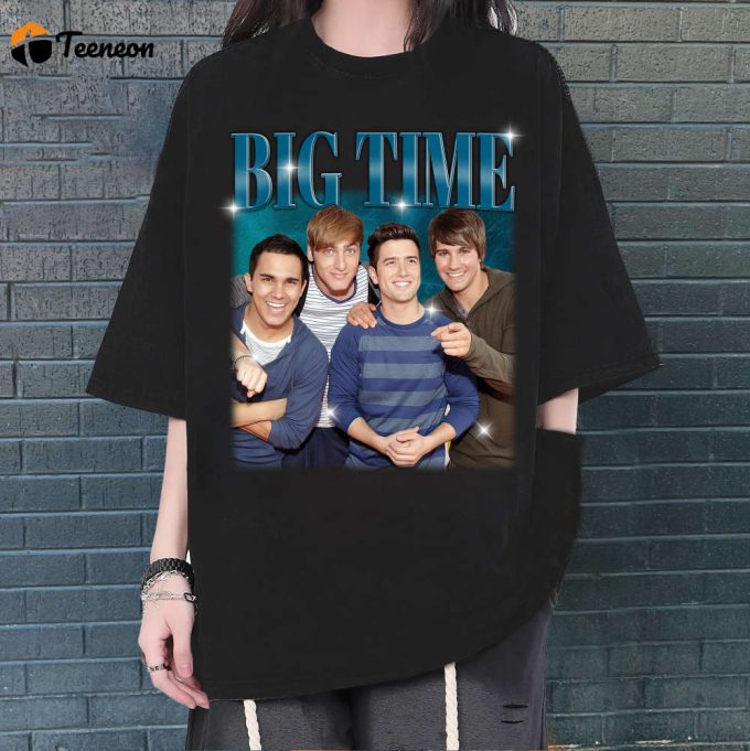 Big Time T-Shirt, Big Time Shirt, Big Time Tees, Big Time Retro, Hip Hop Graphic, Unisex Shirt, Bootleg Retro 90'S Fans Gift, Trendy Shirt 1