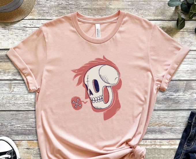 Bones Shirt, Skull Shirt, Skeleton Shirt, Empty Shirt, Small Talk Shirt, Illustration Shirt, Design Tee, Gift For Friend, Unisex Shirt 2