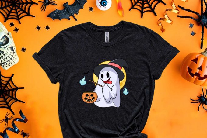 Boo Shirt, Ghost Shirt, Halloween Shirt, Funny Halloween Tee, Cute Halloween Tee, Halloween Gift, Cute Ghost Shirt, Spooky T-Shirt 2