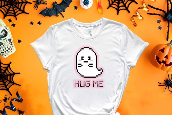 Boo Shirt, Ghost Shirt, Halloween Shirt, Funny Halloween Tee, Cute Halloween Tee, Halloween Gift, Cute Ghost Shirt, Spooky T-Shirt 4