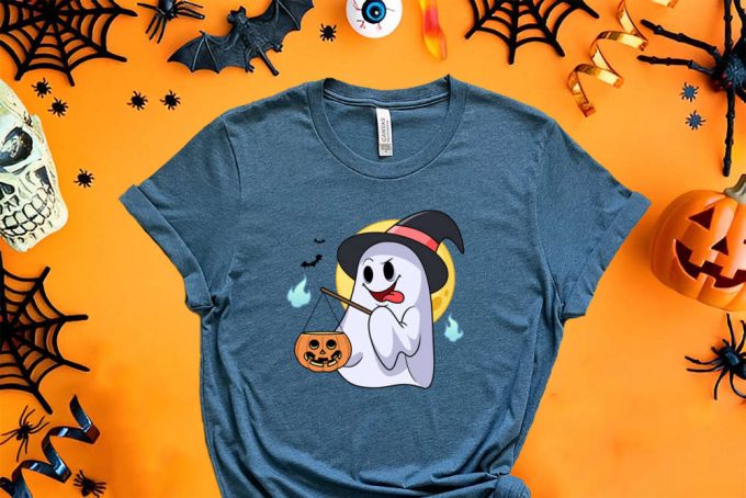 Boo Shirt, Ghost Shirt, Halloween Shirt, Funny Halloween Tee, Cute Halloween Tee, Halloween Gift, Cute Ghost Shirt, Spooky T-Shirt 6