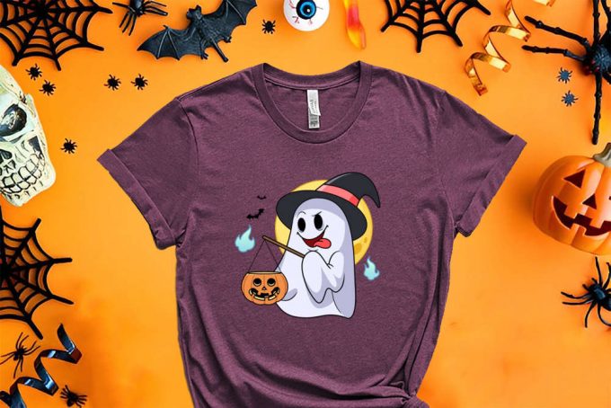 Boo Shirt, Ghost Shirt, Halloween Shirt, Funny Halloween Tee, Cute Halloween Tee, Halloween Gift, Cute Ghost Shirt, Spooky T-Shirt 7