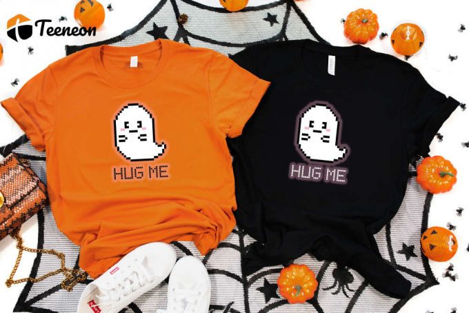 Boo Shirt, Ghost Shirt, Halloween Shirt, Funny Halloween Tee, Cute Halloween Tee, Halloween Gift, Cute Ghost Shirt, Spooky T-Shirt 1