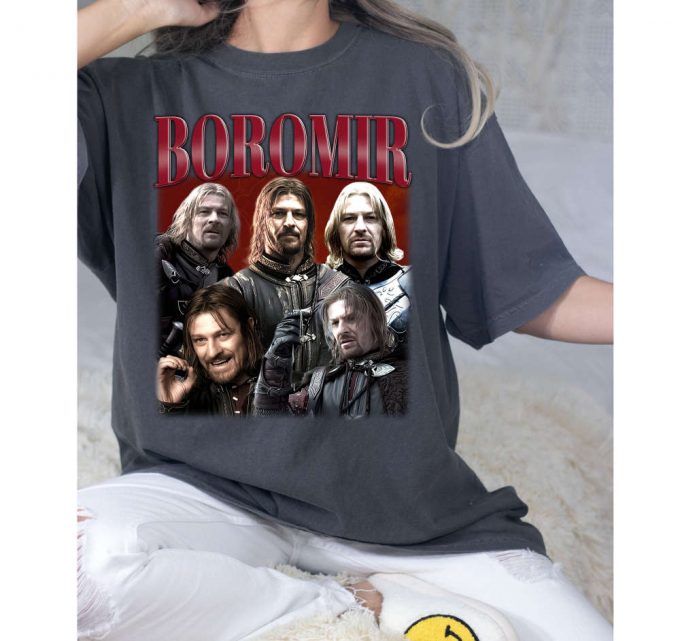 Boromir T-Shirt, Boromir Shirt, Boromir Tees, Hip Hop Graphic, Unisex Shirt, Bootleg Retro 90'S Fans Gift, Trendy Shirt, Gifts Men 2