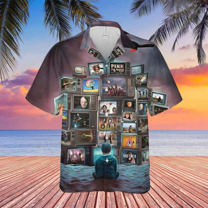 Boy Watching Pink Floyd Show Hawaiian Shirt Gift For Men Women 2