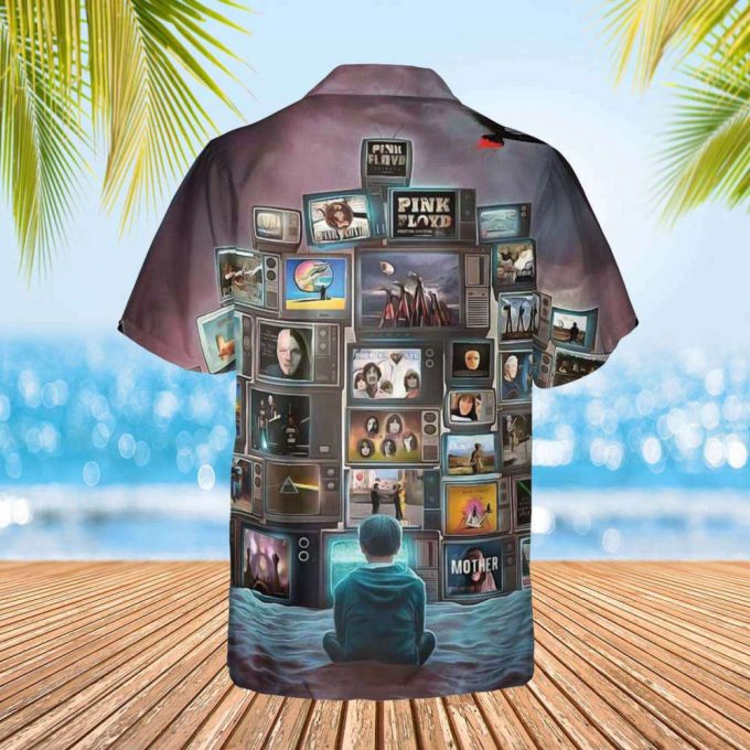 Boy Watching Pink Floyd Show Hawaiian Shirt Gift For Men Women 3
