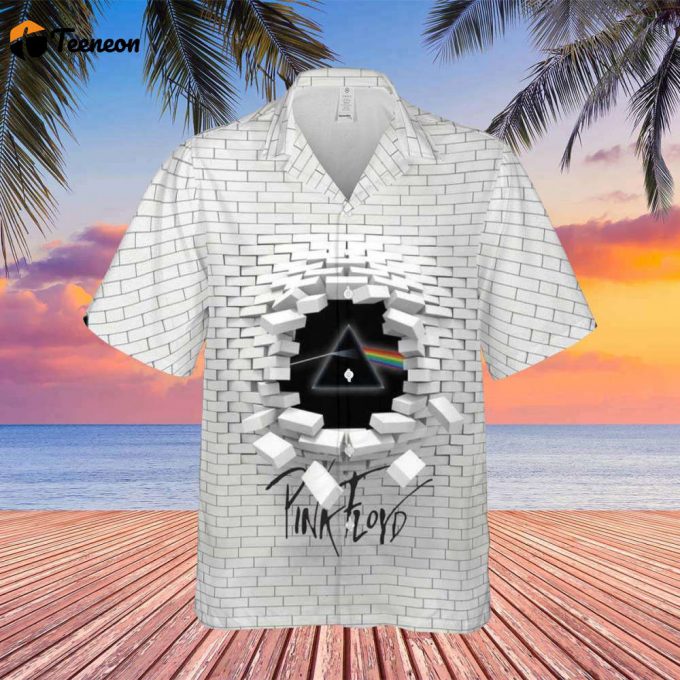 Brick In The Wall 3D Pink Floyd Hawaiian Shirt Gift For Men Women 1