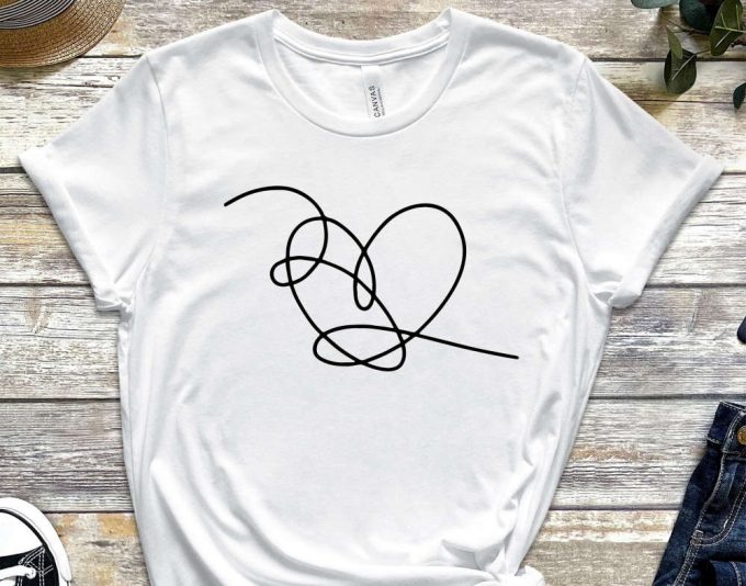 Bts Love Yourself Heart Shirt, Love Yourself Tear Shirt, Bts Shirt, Bangtan Shirt, Heart Shirt, Love Shirt, Tae Shirt, Jimin Shirt, Love Tee 2