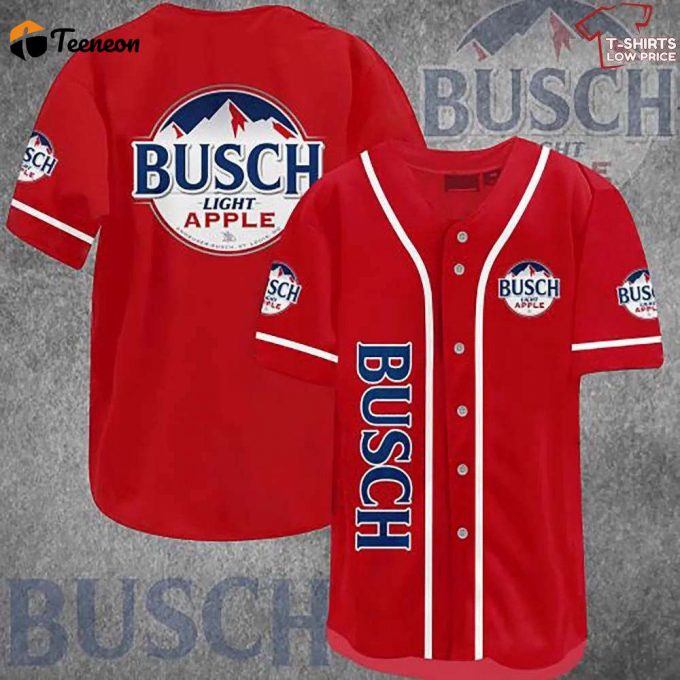 Busch Light Baseball Jersey Gift For Men And Women 1