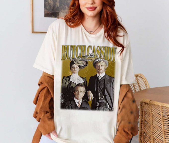 Butch Cassidy And The Sundance Kid Shirt, Butch Cassidy T-Shirt, Vintage Shirt, Hip Hop Graphic, Trendy T-Shirt, Retro T-Shirt, Unisex Shirt 2