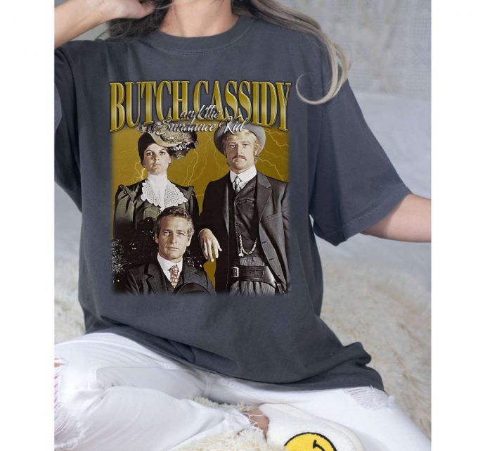 Butch Cassidy And The Sundance Kid Shirt, Butch Cassidy T-Shirt, Vintage Shirt, Hip Hop Graphic, Trendy T-Shirt, Retro T-Shirt, Unisex Shirt 3