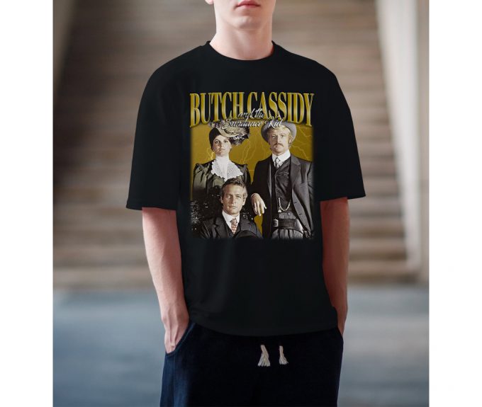 Butch Cassidy And The Sundance Kid Shirt, Butch Cassidy T-Shirt, Vintage Shirt, Hip Hop Graphic, Trendy T-Shirt, Retro T-Shirt, Unisex Shirt 4