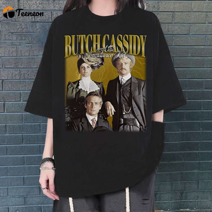 Butch Cassidy And The Sundance Kid Shirt, Butch Cassidy T-Shirt, Vintage Shirt, Hip Hop Graphic, Trendy T-Shirt, Retro T-Shirt, Unisex Shirt 1