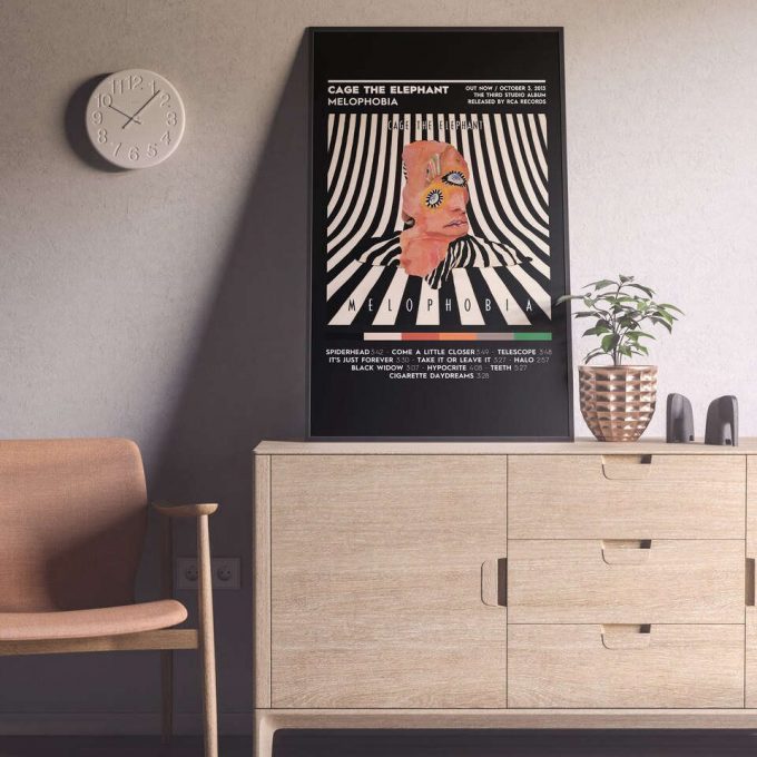 Cage The Elephant - Melophobia Album Premium Matte Vertical Poster For Home Decor Gifts 2