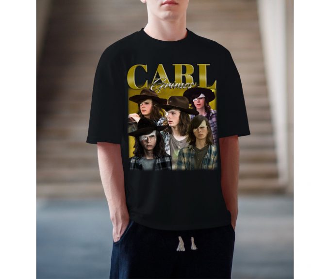 Carl Grimes T-Shirt, Carl Grimes Shirt, Carl Grimes Tees, Hip Hop Graphic, Unisex Shirt, Retro Shirt, Vintage Shirt, Trendy Shirt 3