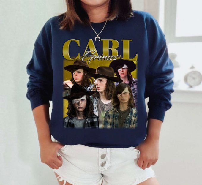 Carl Grimes T-Shirt, Carl Grimes Shirt, Carl Grimes Tees, Hip Hop Graphic, Unisex Shirt, Retro Shirt, Vintage Shirt, Trendy Shirt 5