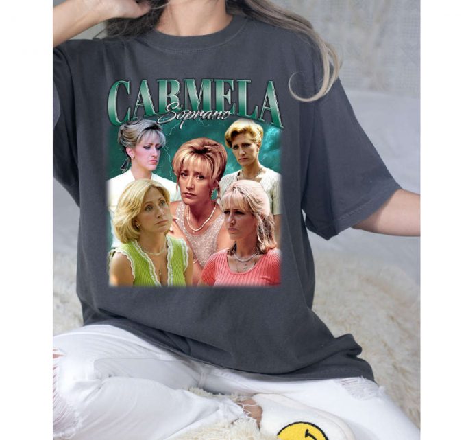 Carmela Soprano T-Shirt, Carmela Soprano Shirt, Carmela Soprano Tees, Hip Hop Graphic, Unisex Shirt, Bootleg Retro 90'S Fans, Trendy Shirt 2