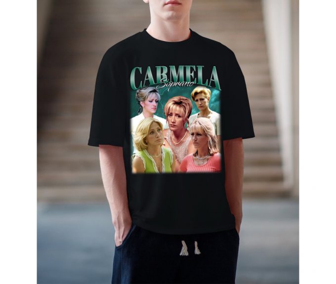 Carmela Soprano T-Shirt, Carmela Soprano Shirt, Carmela Soprano Tees, Hip Hop Graphic, Unisex Shirt, Bootleg Retro 90'S Fans, Trendy Shirt 3