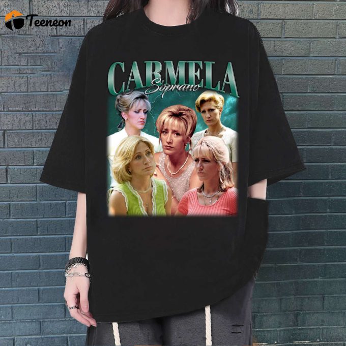 Carmela Soprano T-Shirt, Carmela Soprano Shirt, Carmela Soprano Tees, Hip Hop Graphic, Unisex Shirt, Bootleg Retro 90'S Fans, Trendy Shirt 1